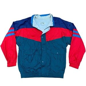 Vintage Lavon Colorblock Windbreaker